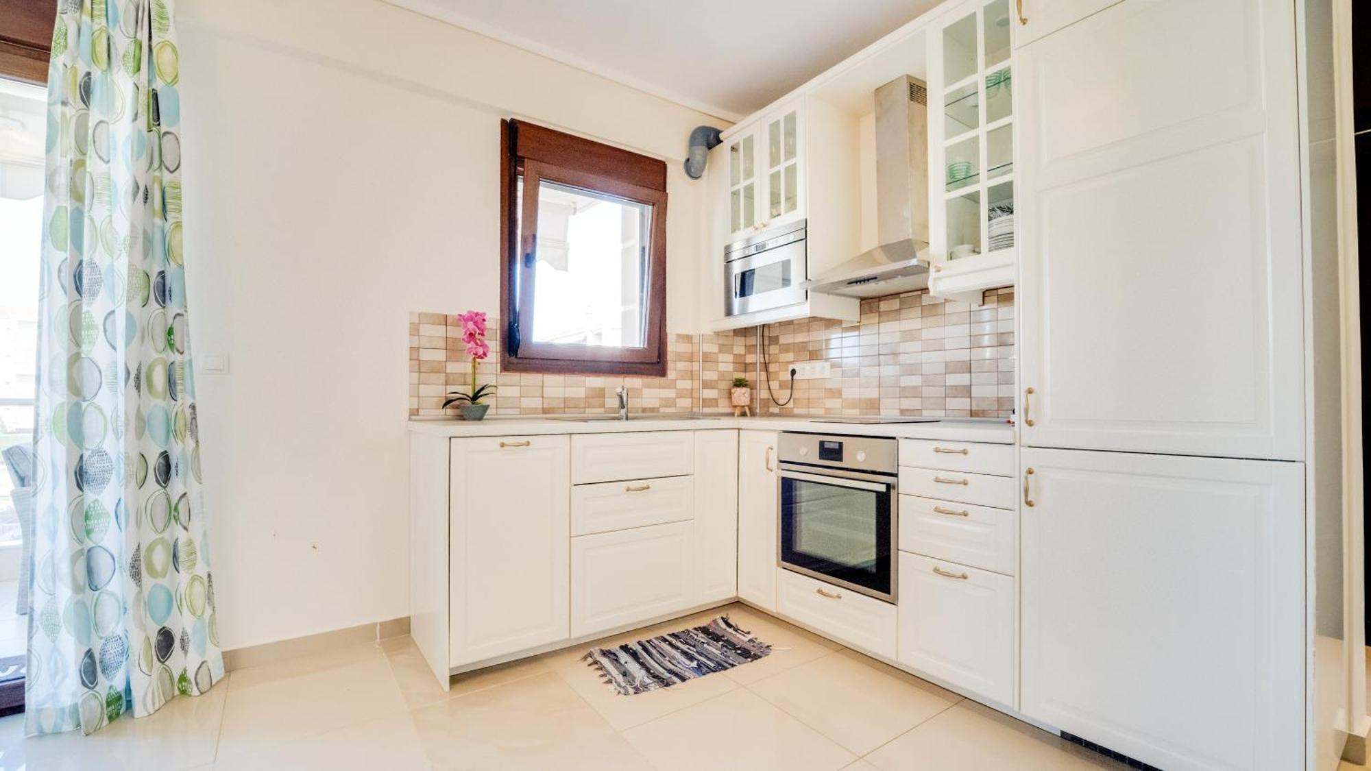 Luxury And Sunny Apartment 250 Mts From The Beach!! Peraía Kültér fotó